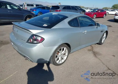 2007 Hyundai Tiburon Gt/Gt Limited/Se from USA, damaged, VIN KMHHN66F37U249409